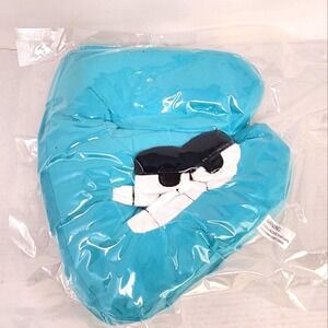 Small New Plush Toy Blue White 8‎ Inch